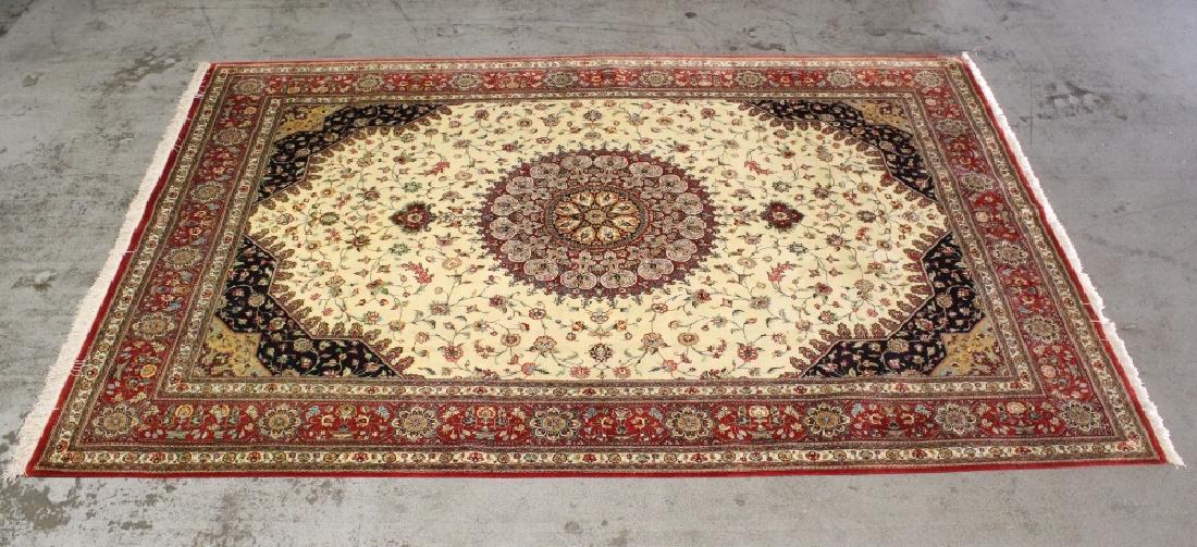 A room size Qum silk rug (1 of 10)