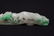 translucent apple green jadeite carved belt buckle - 3