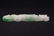 translucent apple green jadeite carved belt buckle - 7