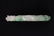translucent apple green jadeite carved belt buckle - 8