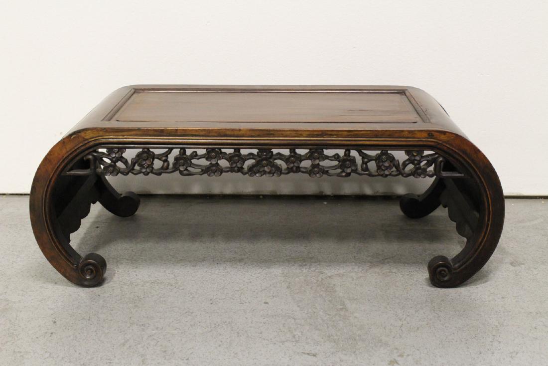 A Chinese vintage rosewood low table (1 of 9)