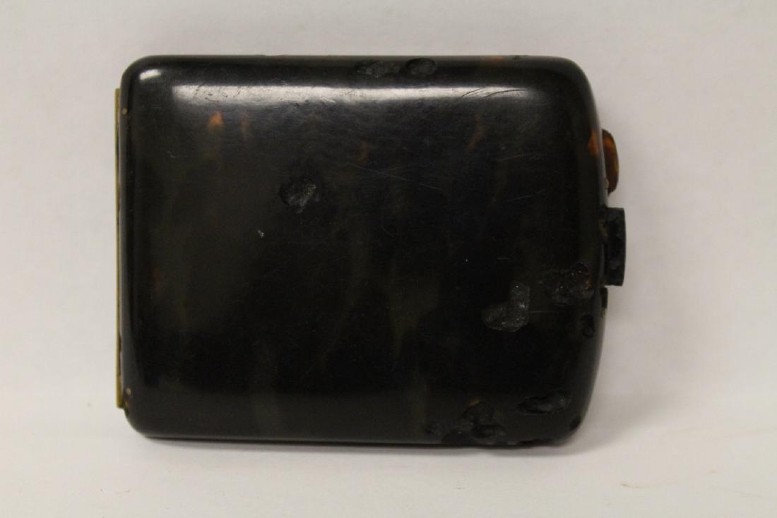 Antique tortoise shell box (1 of 9)