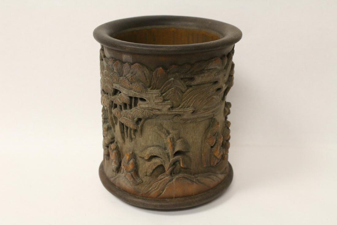 Chinese bamboo brush holder (1 of 10)