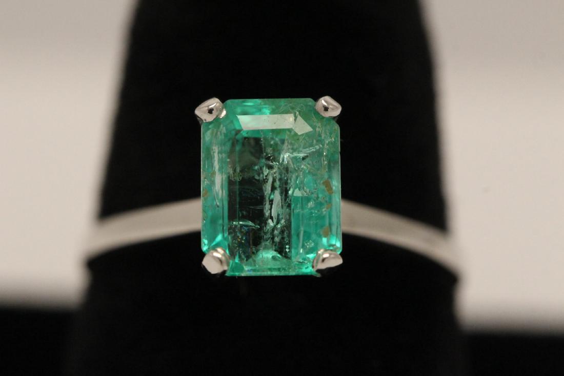 14K W/G Columbian emerald ring (1 of 8)
