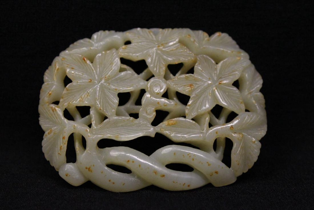 Celadon jade ornament (1 of 8)