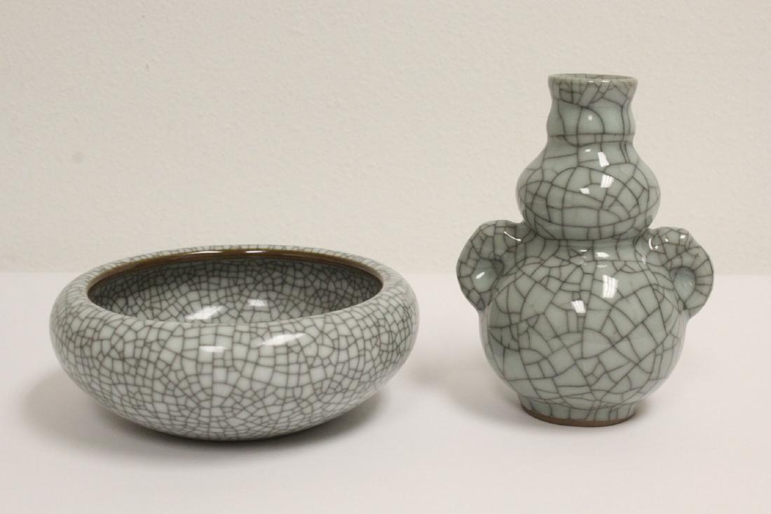 2 crackle porcelain pieces (1 of 10)
