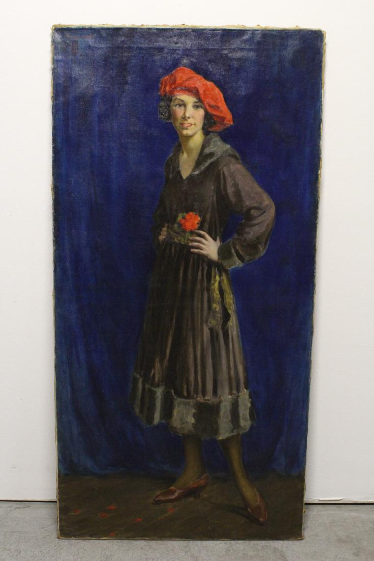 Large oil on canvas painting by Otis Williams (1 of 10)