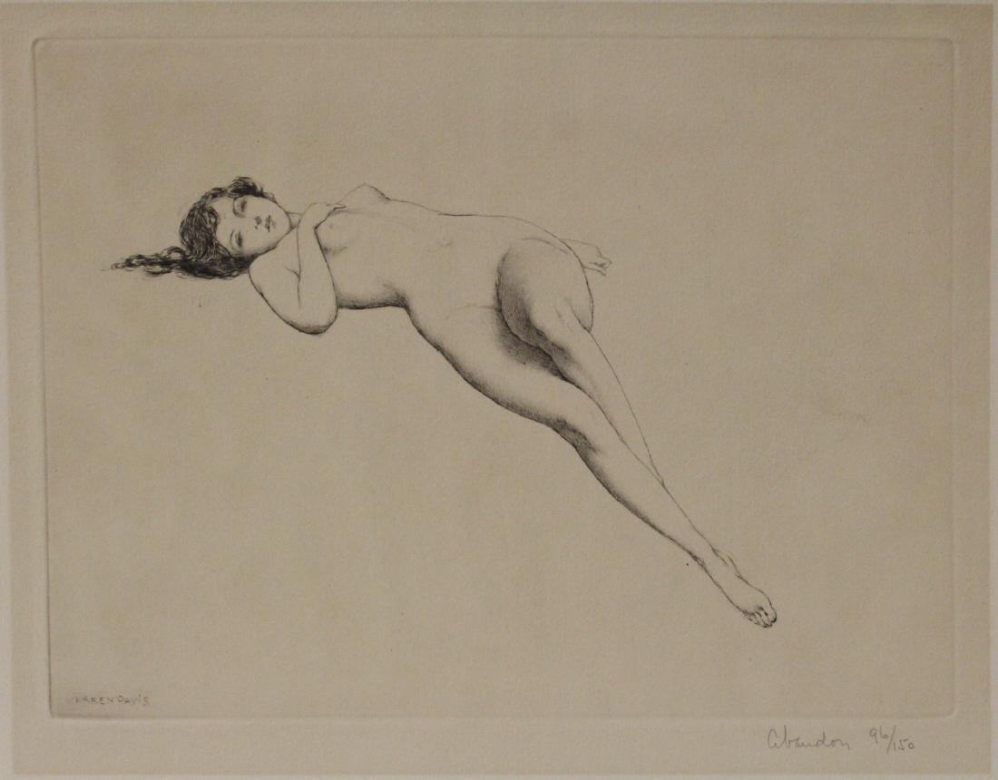 Original dry point by Warren Davis (1 of 10)