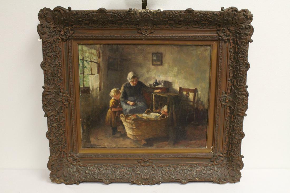 o/c painting by Lammert Leire Van Der Tonge (1 of 10)