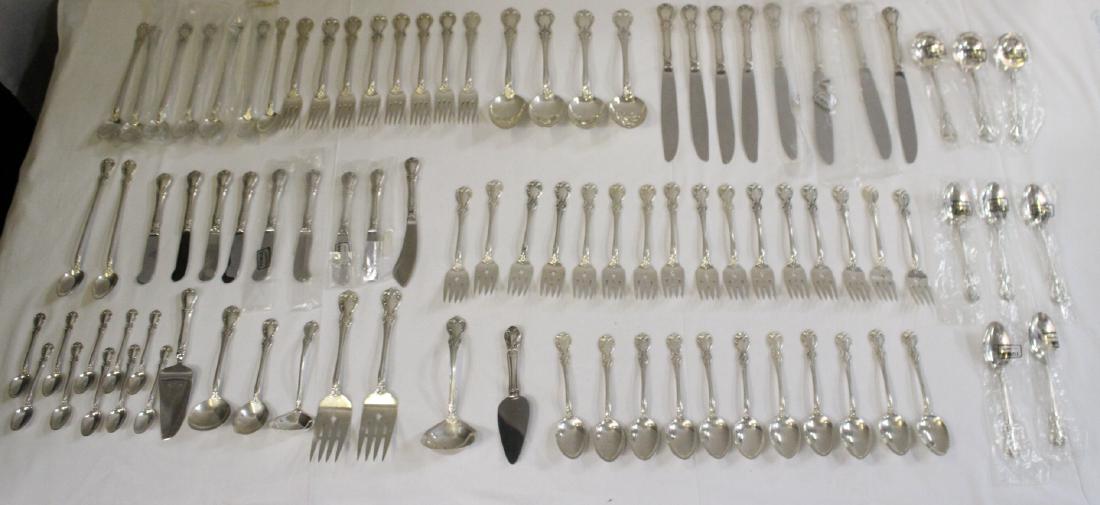 lg sterling dinner set by Towle in old master pattern (1 of 10)