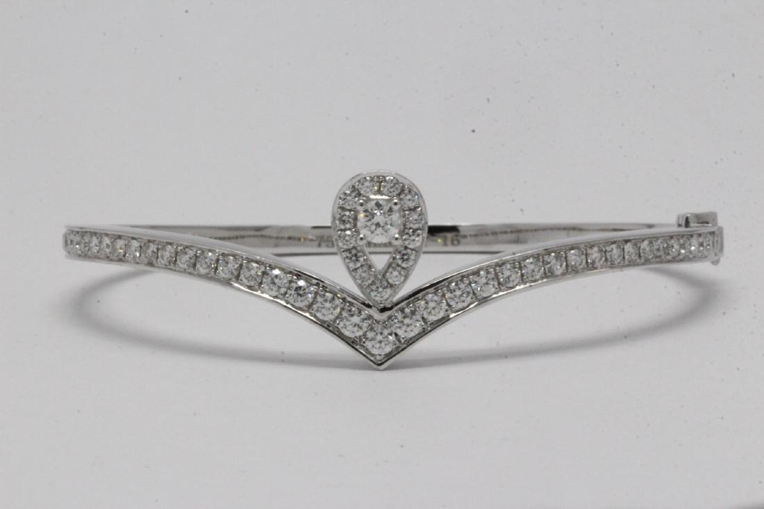 18K W/G diamond bracelet by Chaumet (1 of 10)