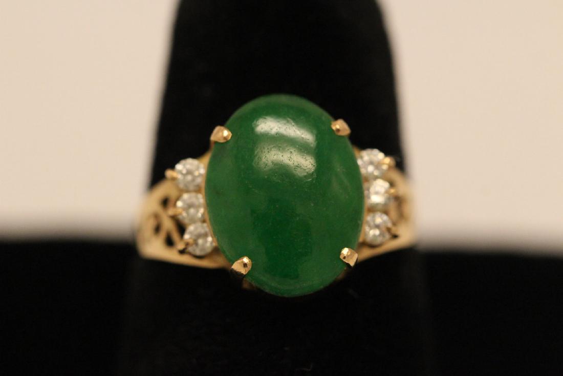 14K Y/G jadeite ring (1 of 8)
