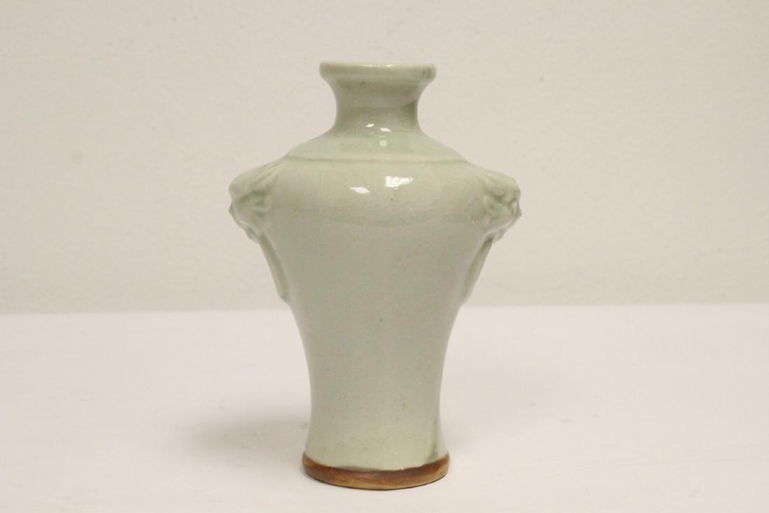 Chinese Song style celadon vase (1 of 10)