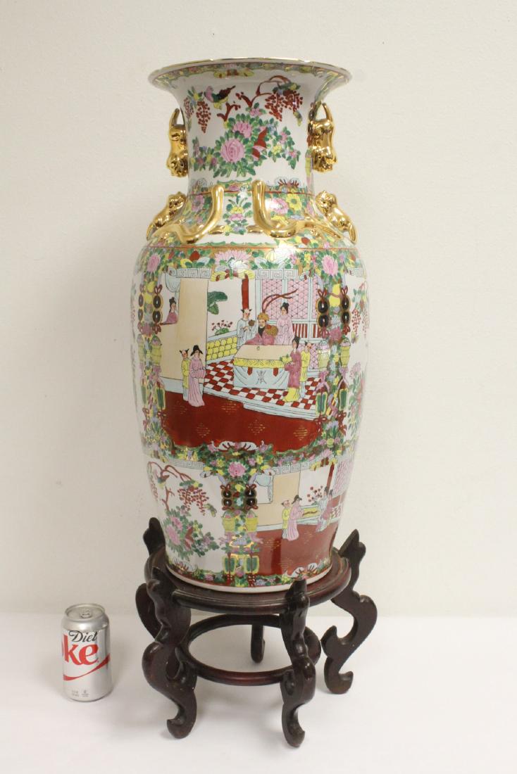Chinese rose canton vase (1 of 10)