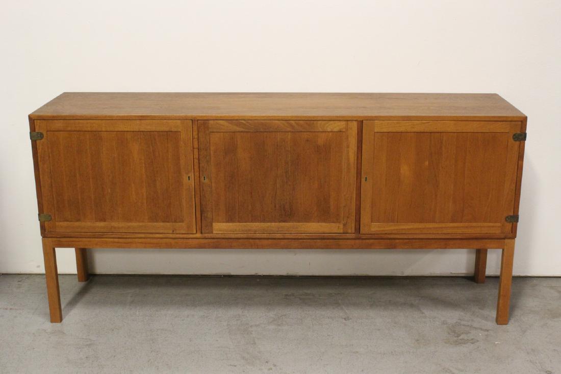 A fine 50's Danish modern teak wood buffet (1 of 10)