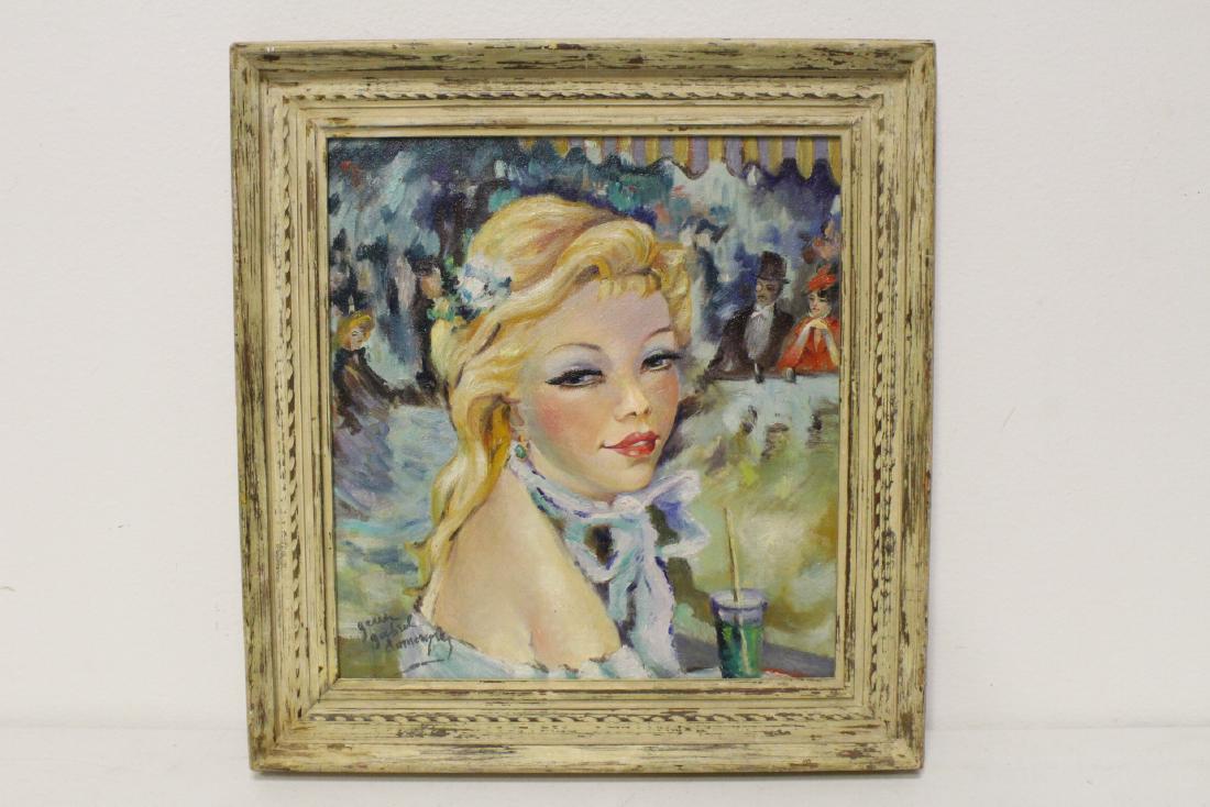 oil on canvas signed Jean Gabriel Domergue (1 of 9)