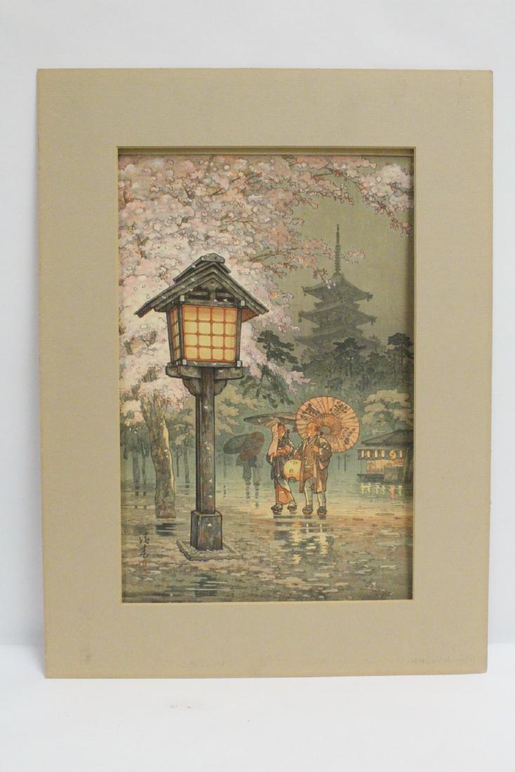 Japanese contemporary woodblock print (1 of 10)