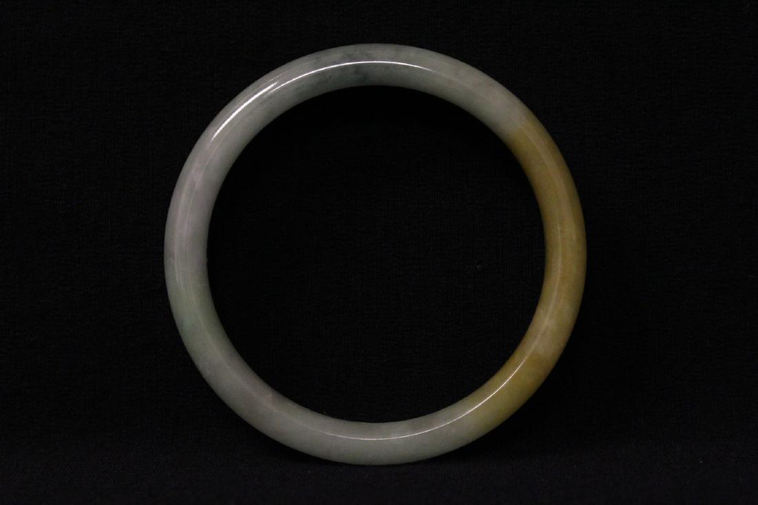 Translucent jadeite bangle bracelet (1 of 11)