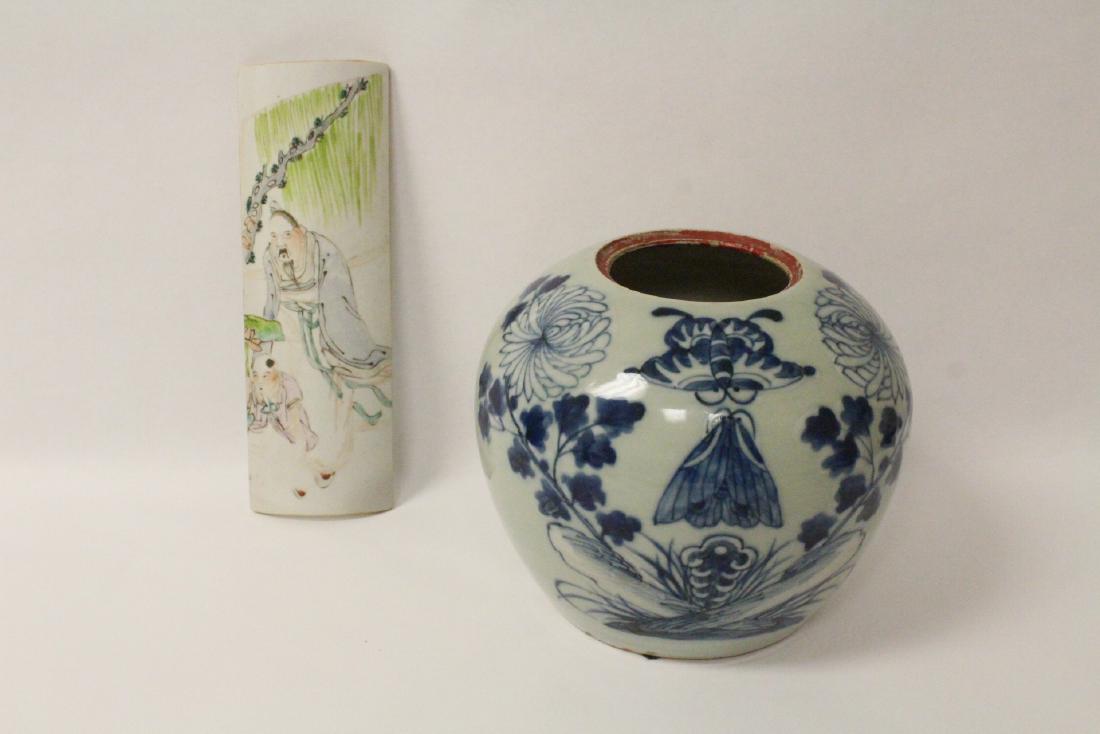 2 Chinese antique porcelain items (1 of 10)
