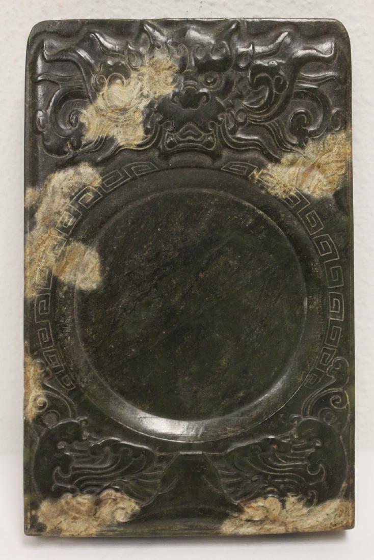 Chinese jade stone inkwell (1 of 9)