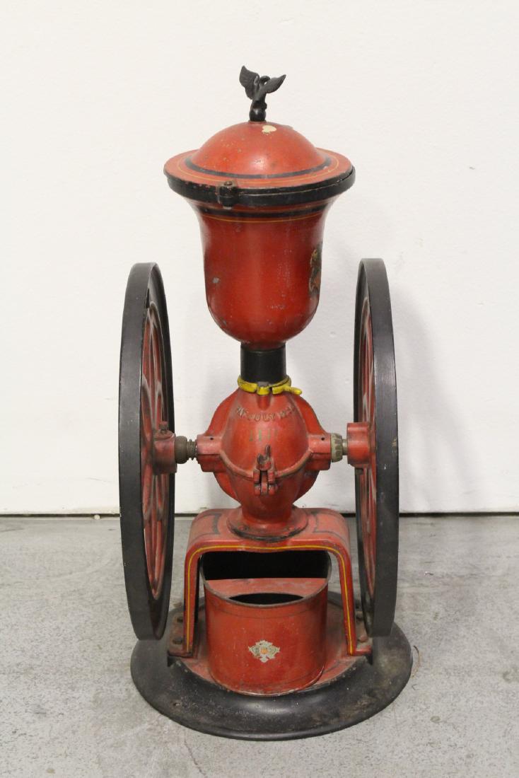 Rare American antique store coffee grinder Mar 26, 2018