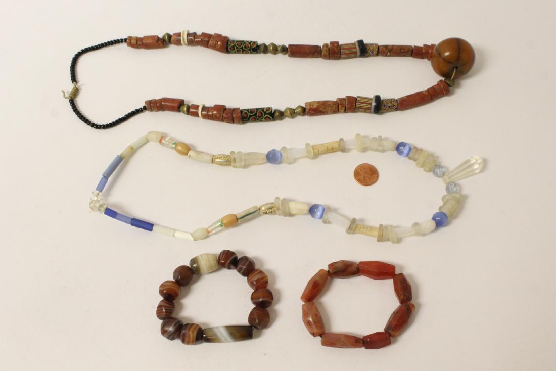 2 bead necklaces, and 2 bead bracelets (1 of 10)