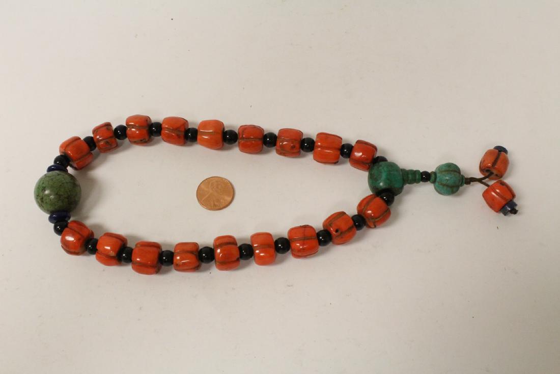 Coral like bead necklace (1 of 13)