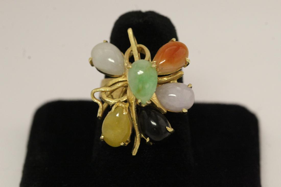 14K Y/G jadeite ring (1 of 10)
