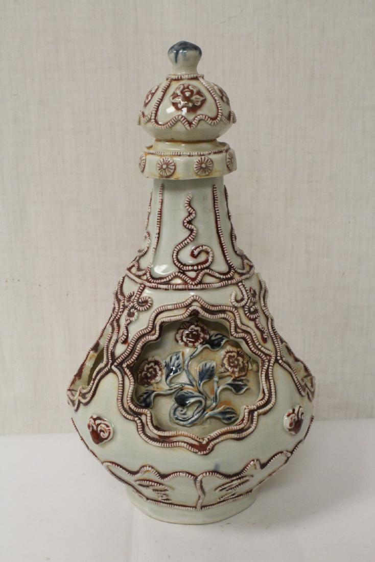 Unusual Chinese Song style covered jar (1 of 11)