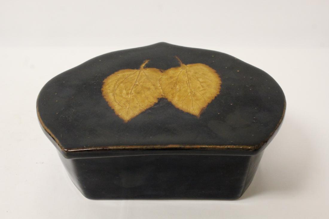 Song style brown glazed pillow (1 of 9)