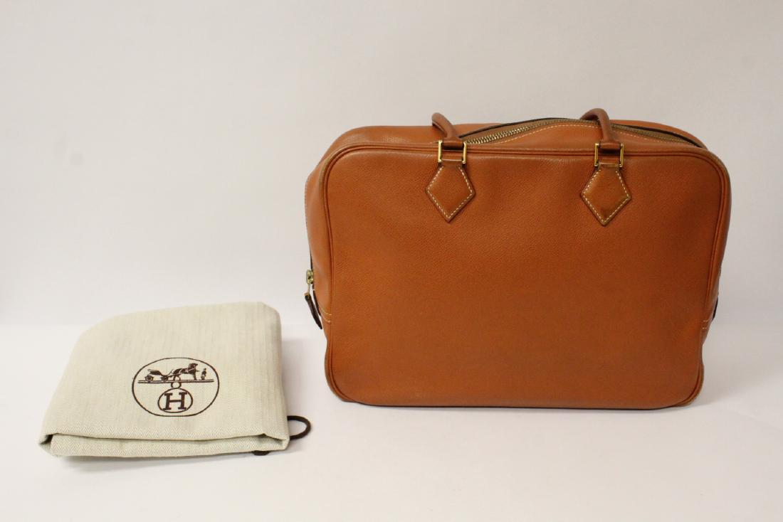 genuine Hermes courchevel leather plume bag (1 of 14)