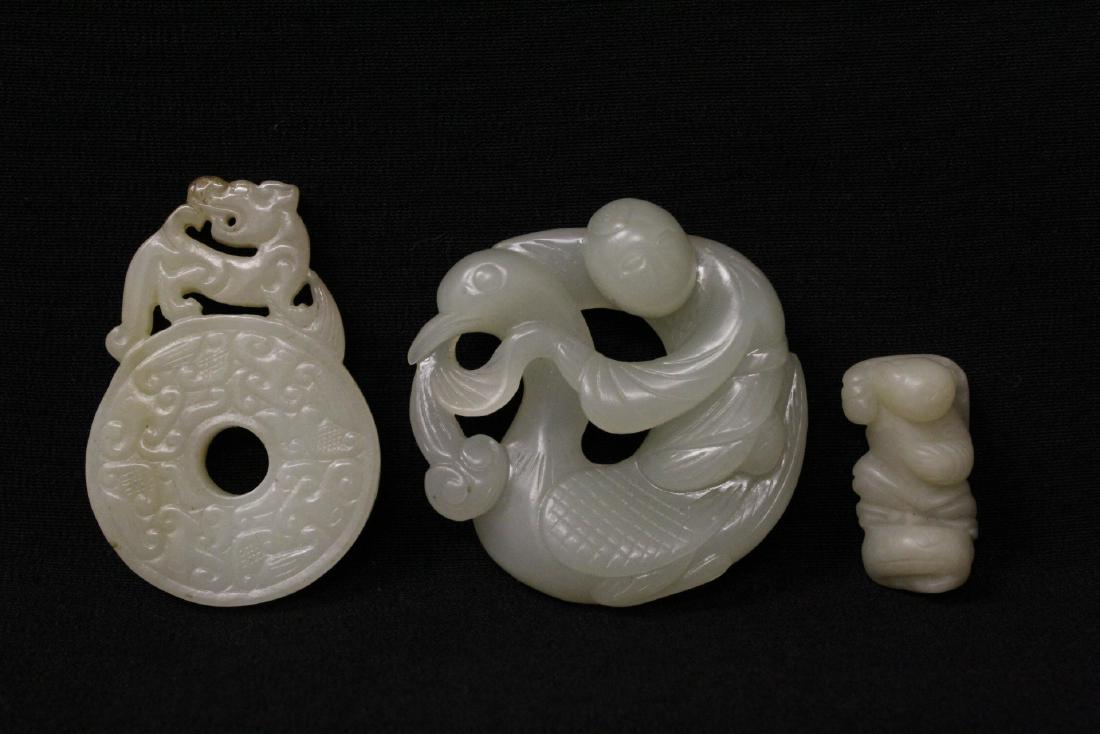 3 Chinese jade pieces (1 of 11)