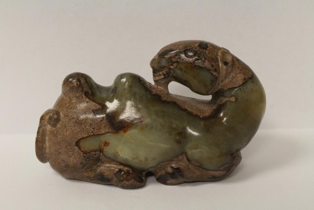 Chinese jade carved camel (1 of 10)