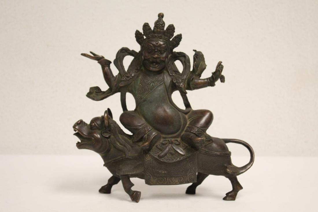 Chinese bronze sculpture of Buddha (1 of 10)