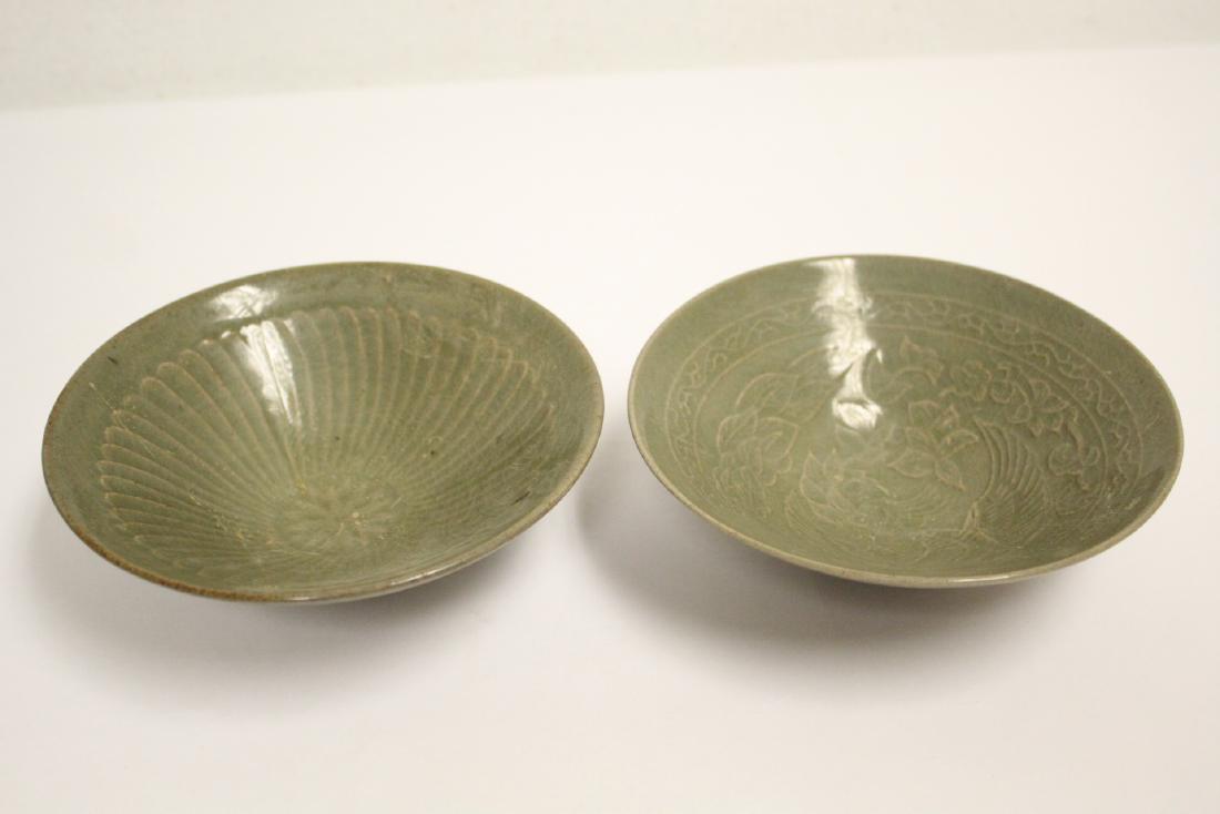 2 Song style celadon bowls (1 of 10)