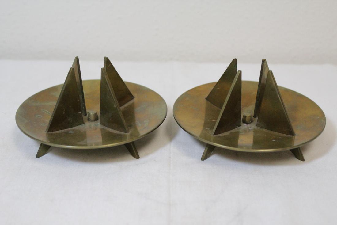 Pr Swedish bronze candle holders by Skultuna (1 of 9)