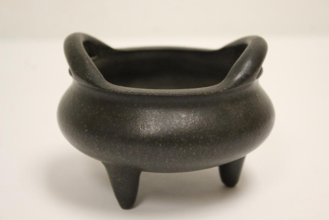 Yixing censer: Yixing censer, 3.5"Hx4.75"dia