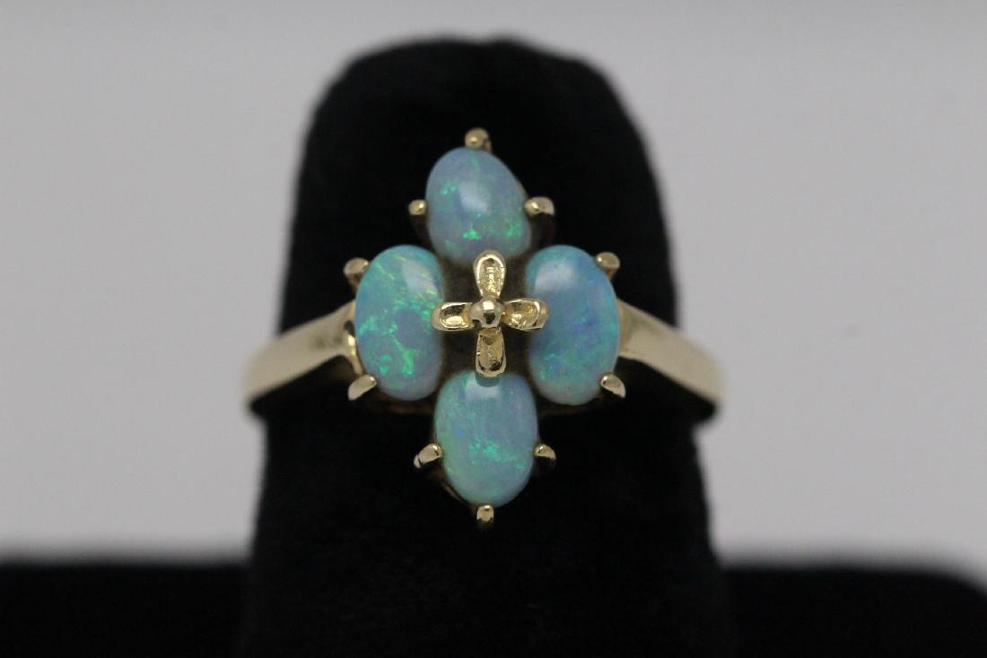 14K Y/G opal ring (1 of 11)