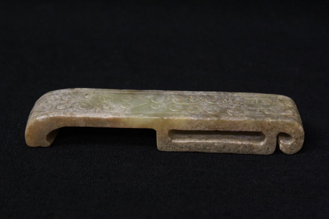 Chinese jade carved sword ornament (1 of 8)
