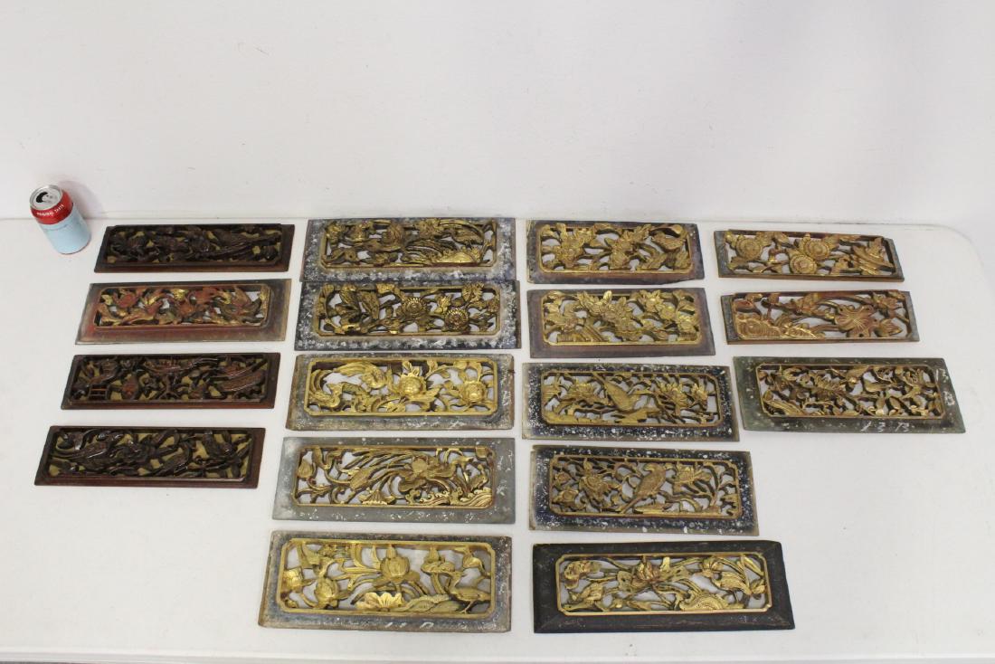 Lot of antique wood panels (1 of 11)