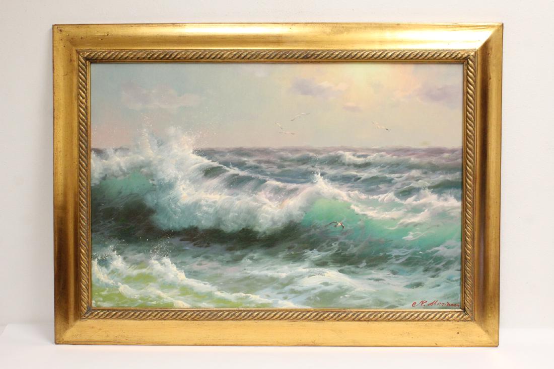 O/c painting "seascape" (1 of 10)