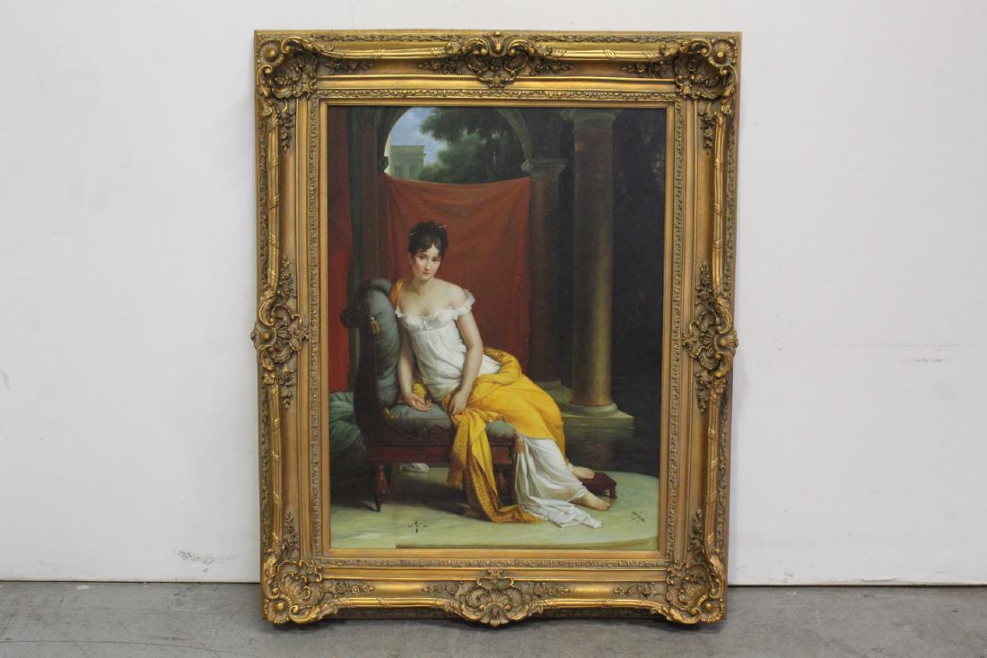 lg o/c of Madame Juliette Recamier, signed P. Farrell (1 of 11)