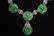 18K W/G jadeite diamond necklace w/ GIA report - 3