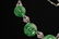 18K W/G jadeite diamond necklace w/ GIA report - 4