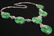18K W/G jadeite diamond necklace w/ GIA report - 9