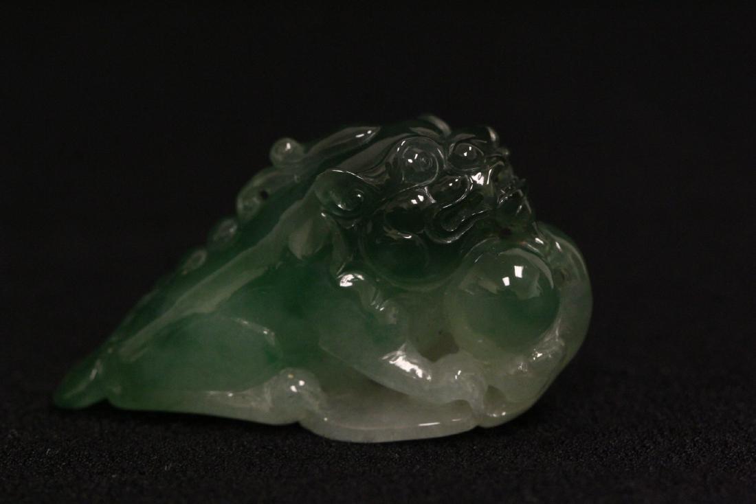 Chinese Burmese jadeite carving w/ GIA certificate (1 of 10)