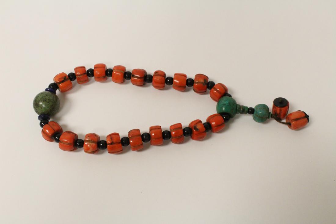 Coral like bead necklace (1 of 11)