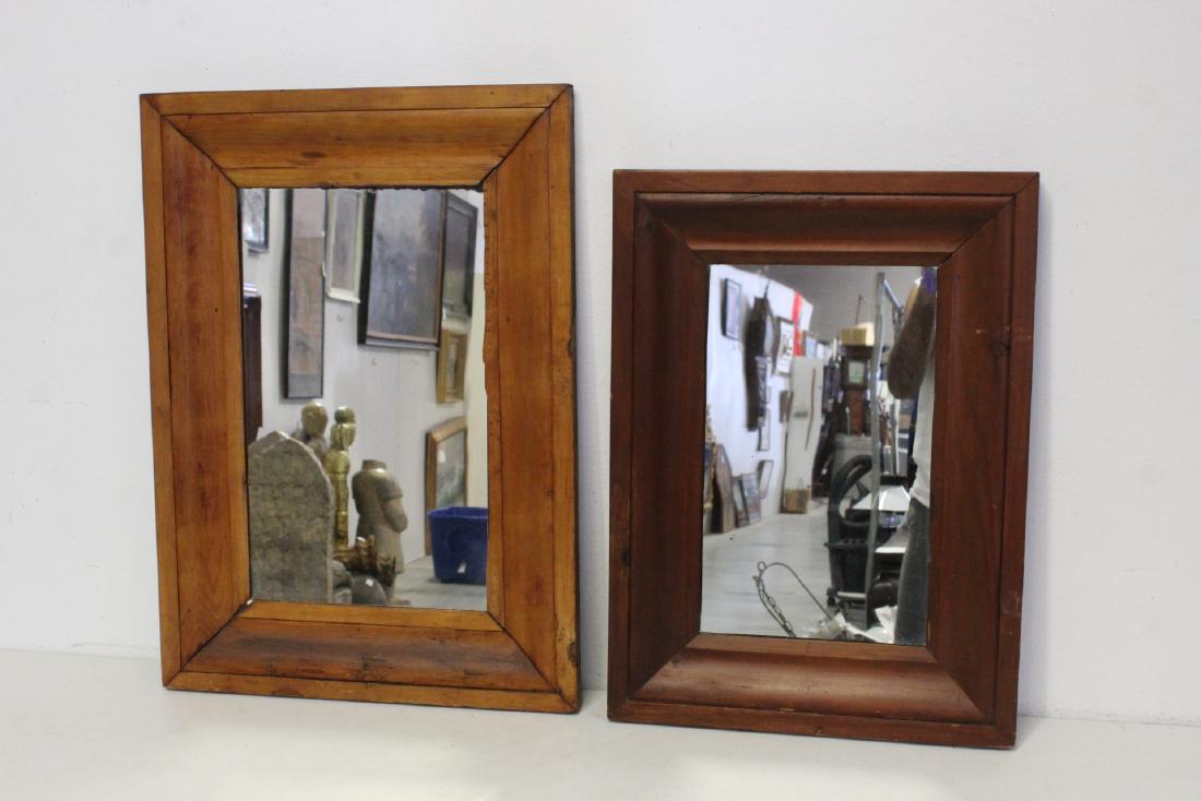 2 Victorian walnut framed mirrors (1 of 11)