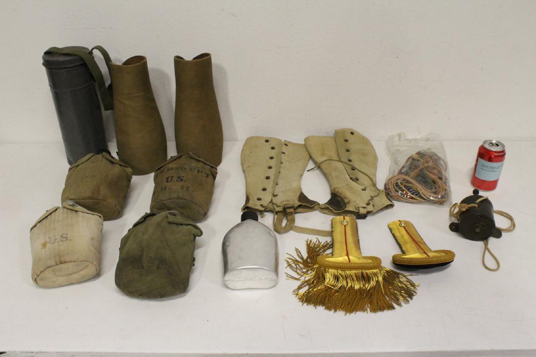 Lot of vintage military canteens and misc. (1 of 11)