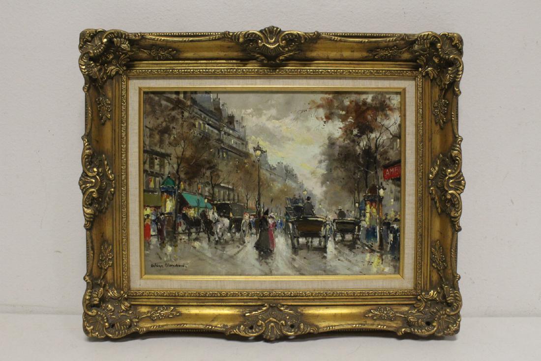 oil on canvas painting by Antoine Blanchard (1 of 11)